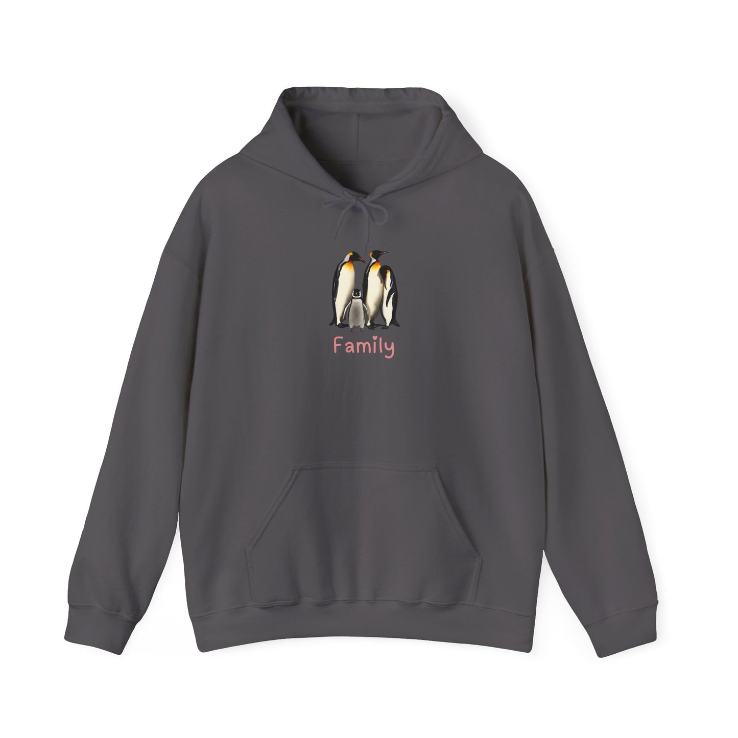 Penguin Family Unisex Hooded Sweatshirt