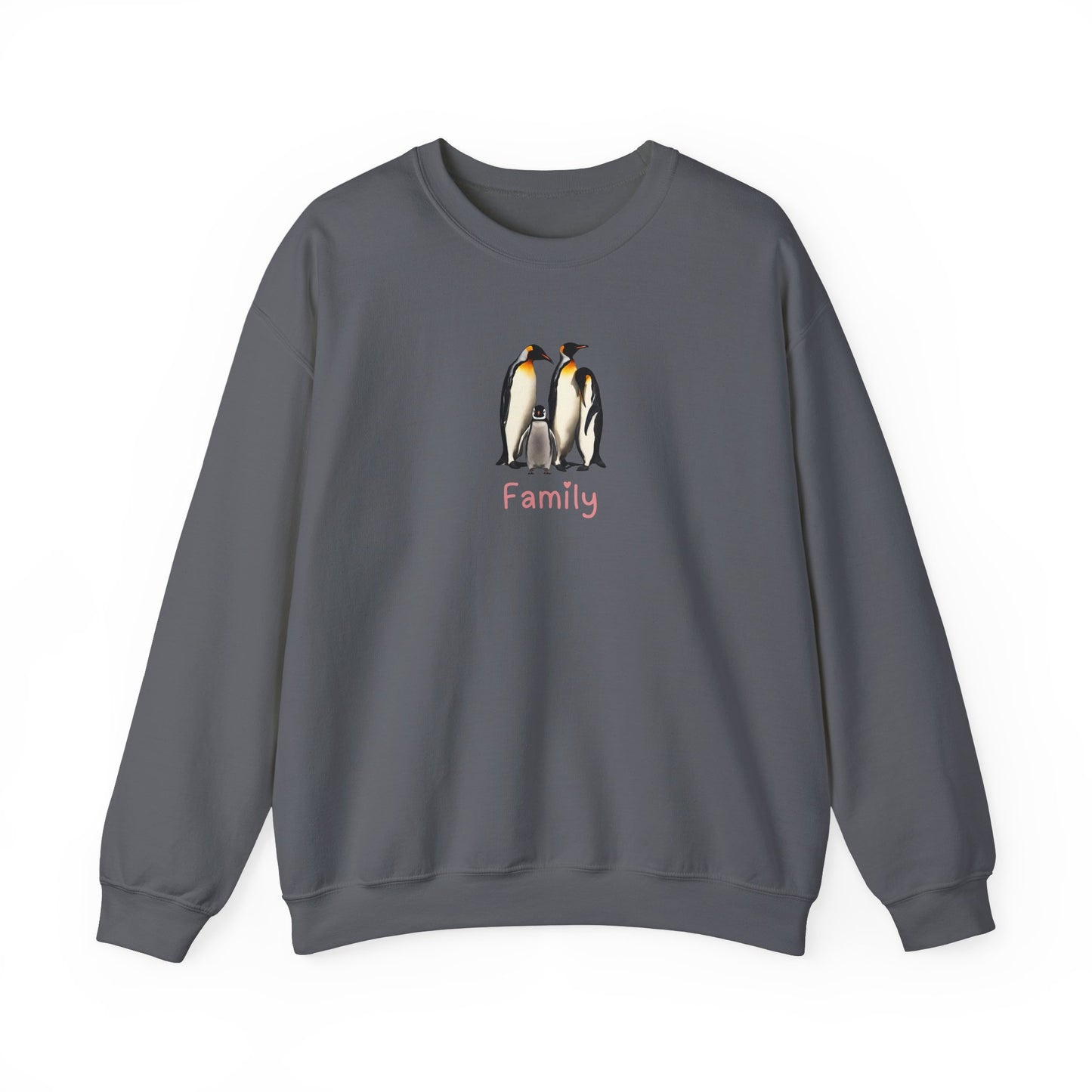 Penguin Family Unisex Crewneck Sweatshirt