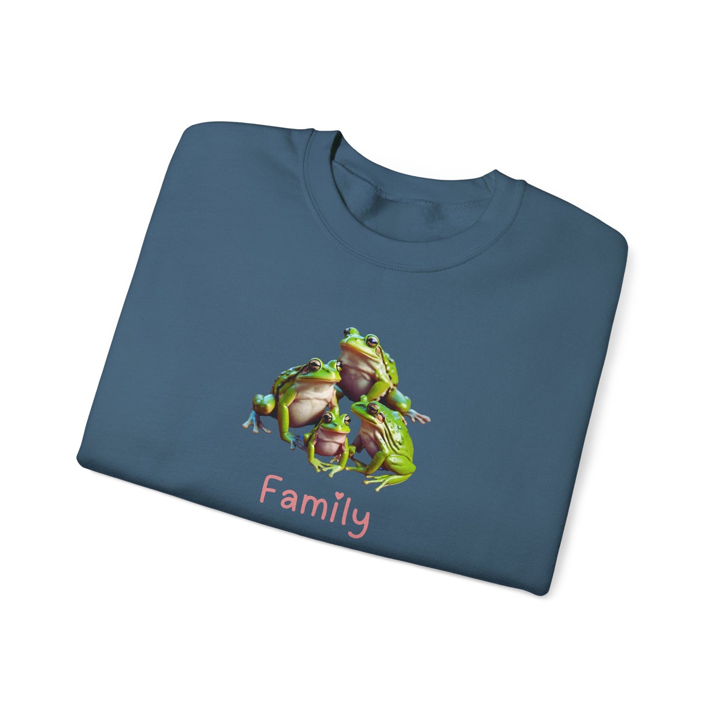 Frog Family Unisex Crewneck Sweatshirt