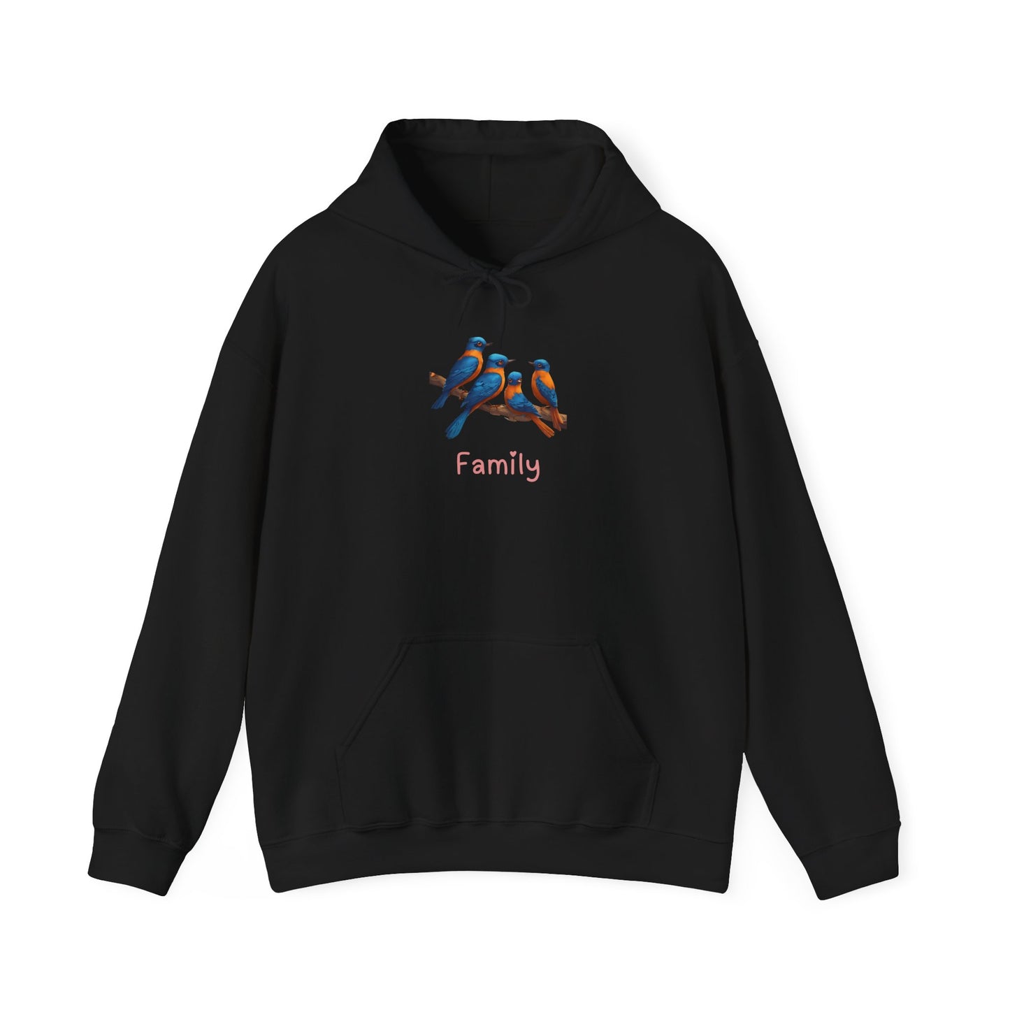 Bird Family Unisex Hooded Sweatshirt