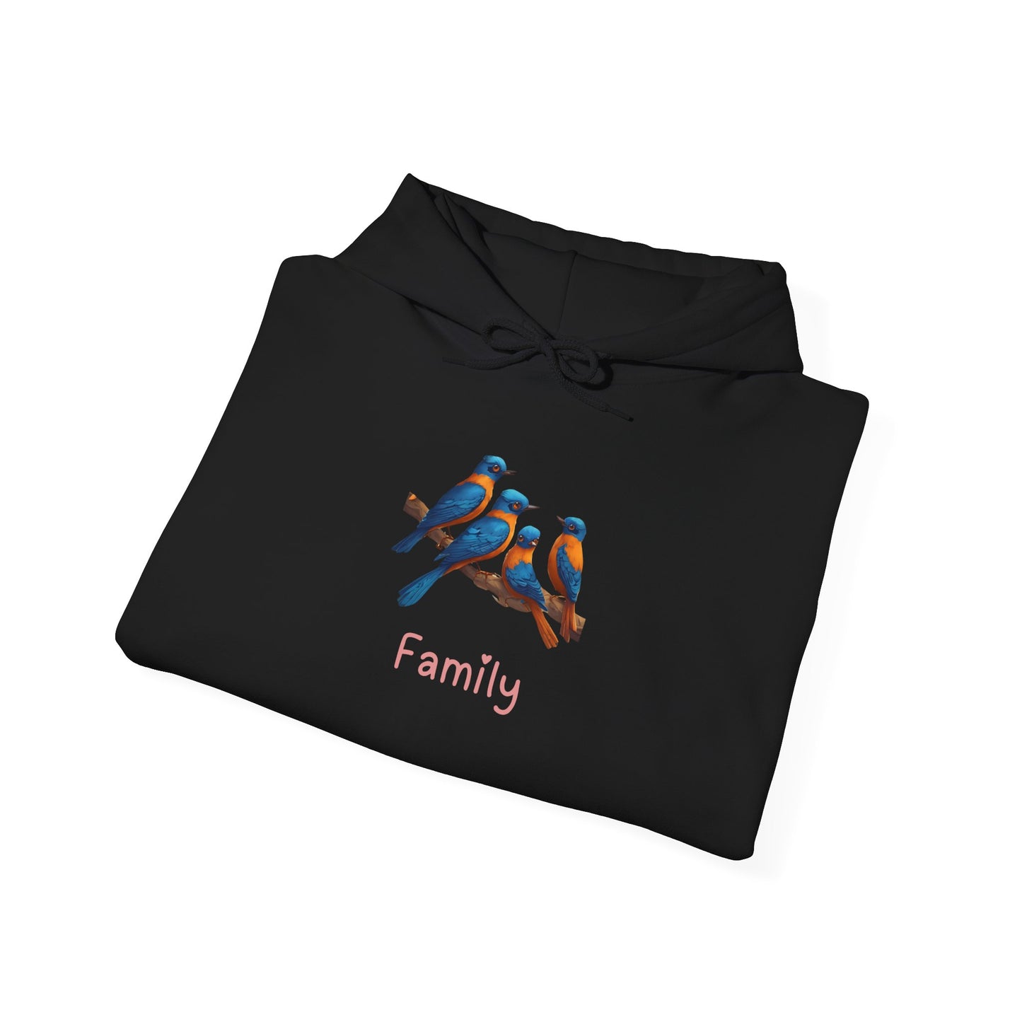 Bird Family Unisex Hooded Sweatshirt