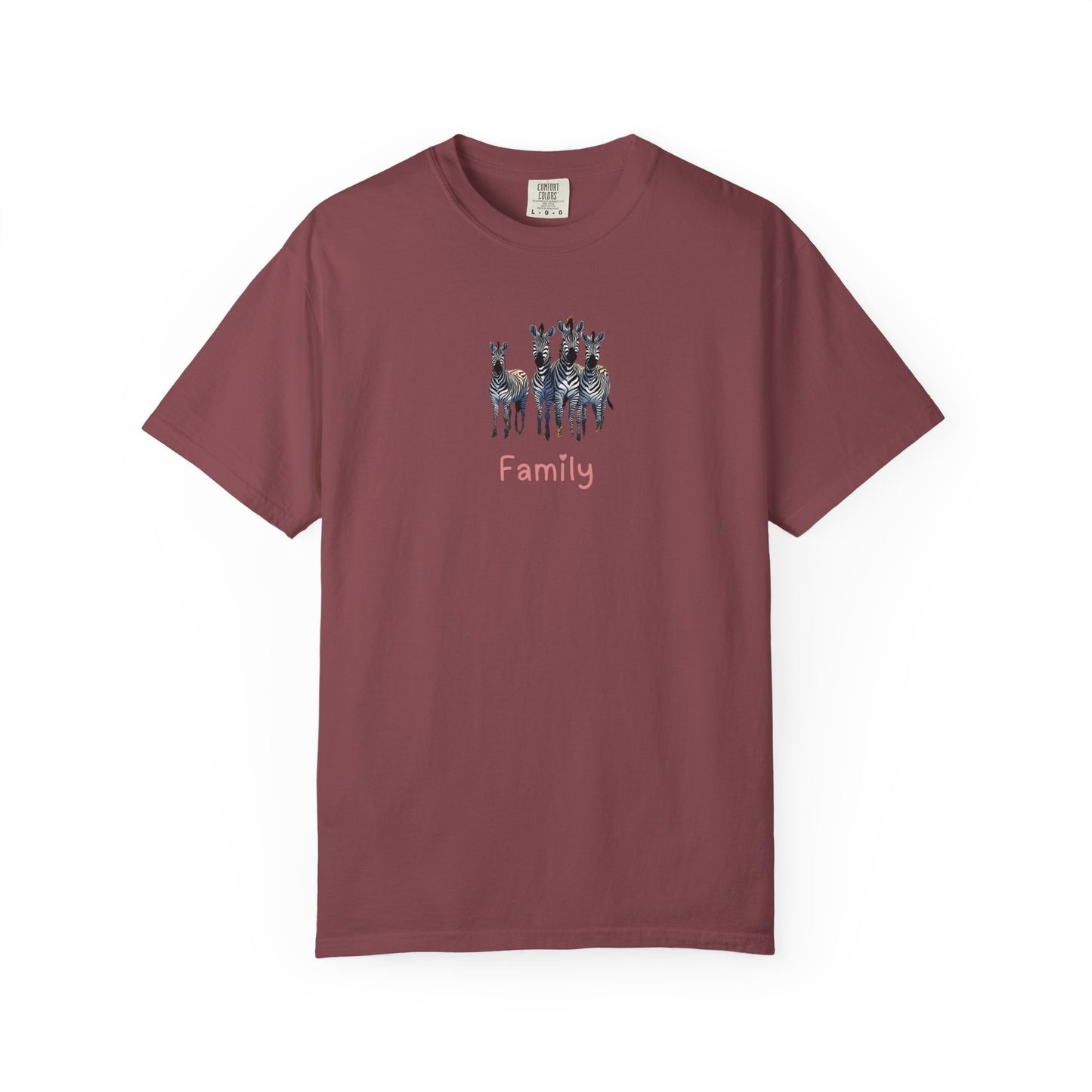 Zebra Family Unisex T Shirt