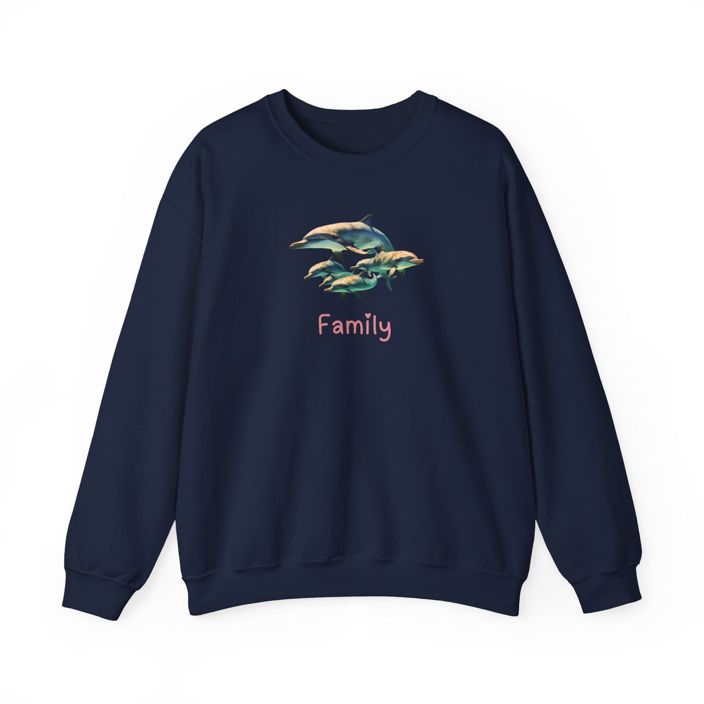 Dolphin Family Unisex Crewneck Sweatshirt