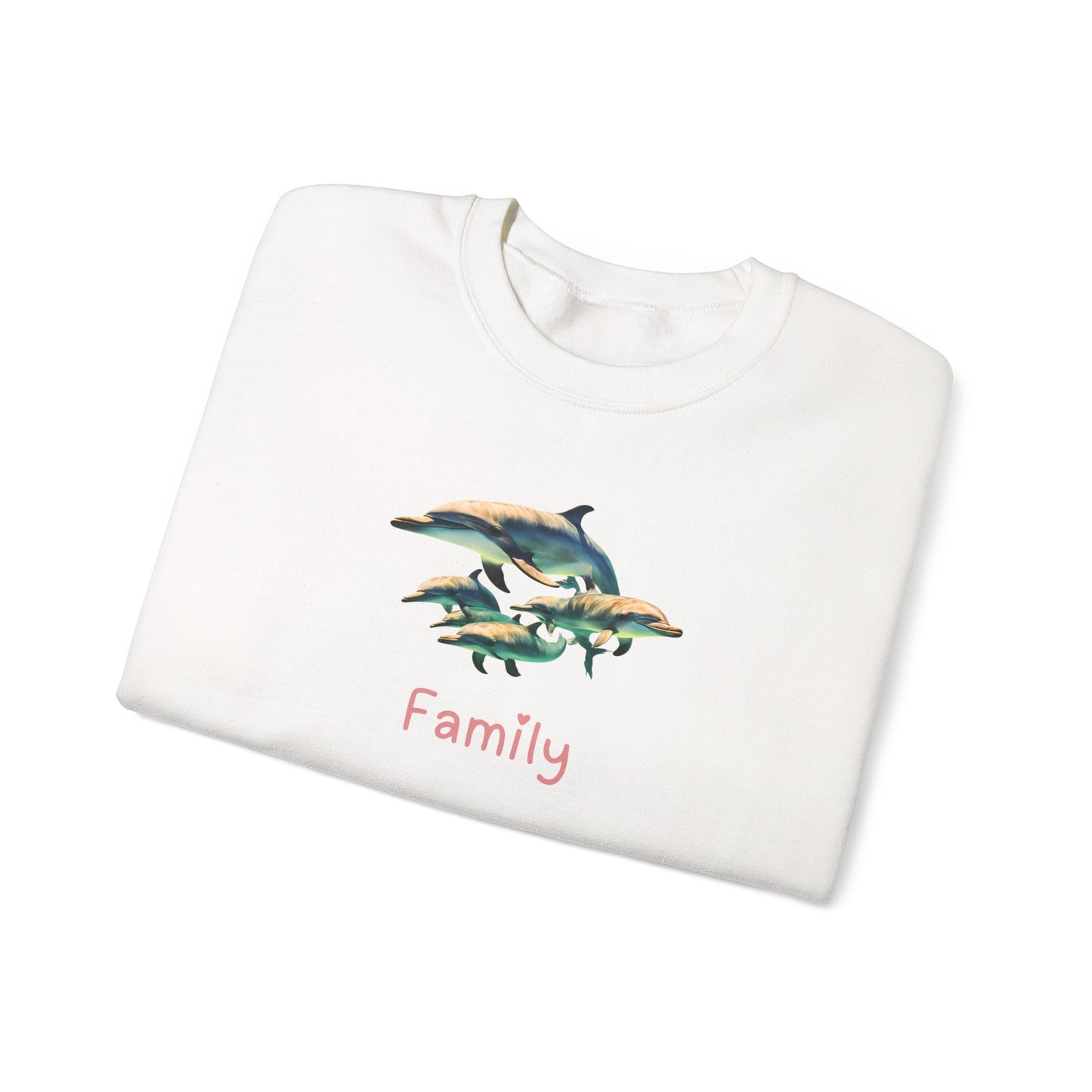 Dolphin Family Unisex Crewneck Sweatshirt