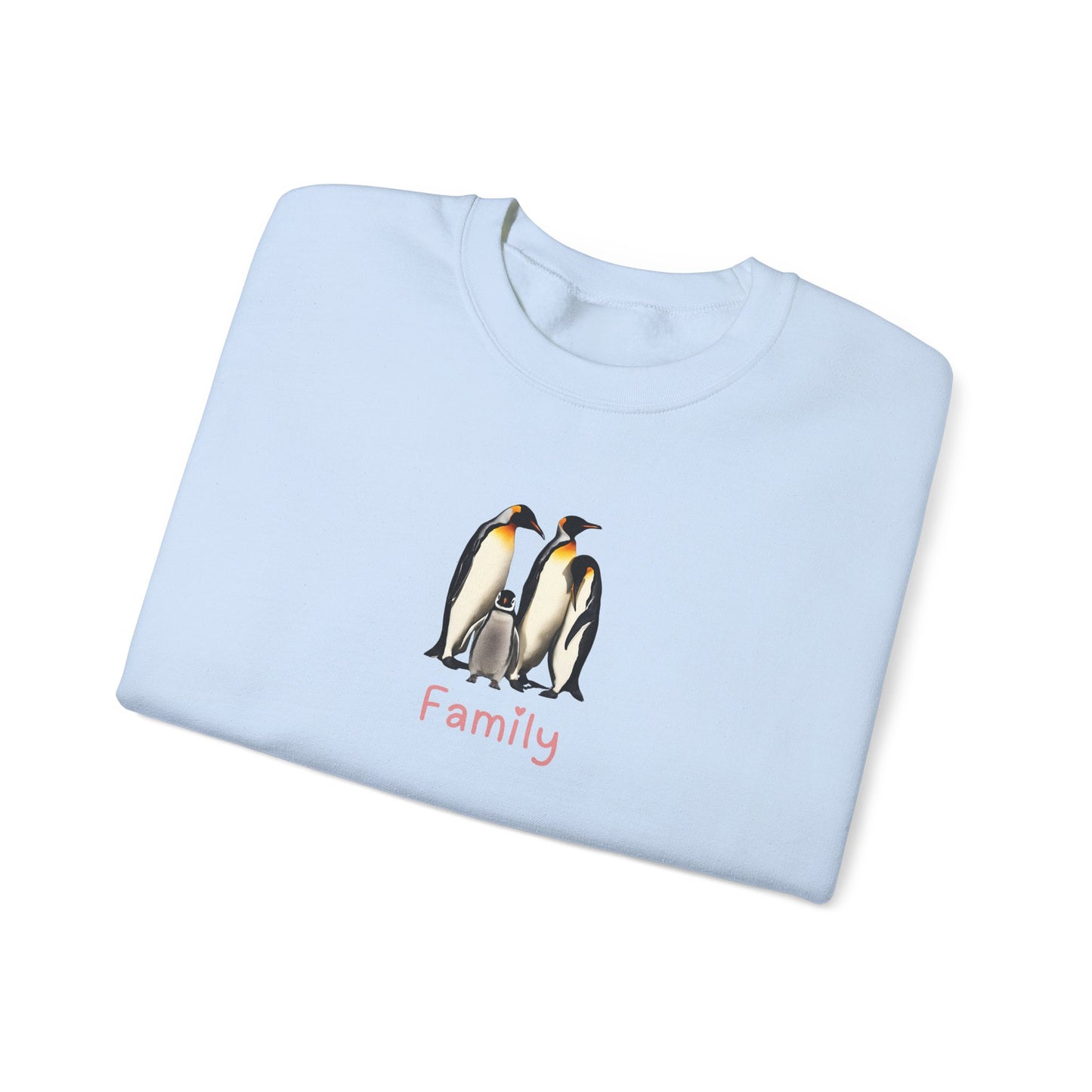 Penguin Family Unisex Crewneck Sweatshirt