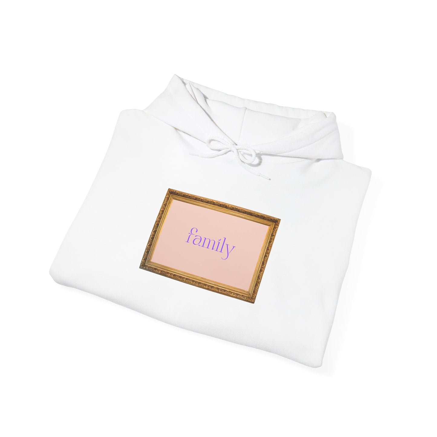 Framed Family Adult Unisex Hooded Sweatshirt