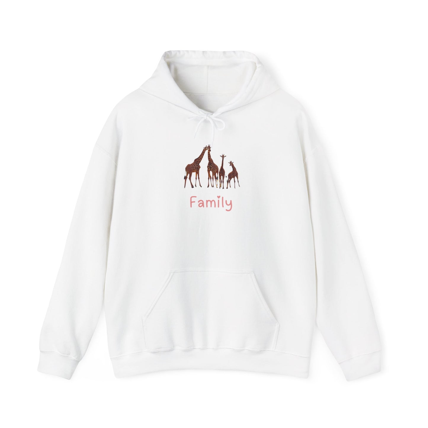Family Giraffe Unisex Hooded Sweatshirt