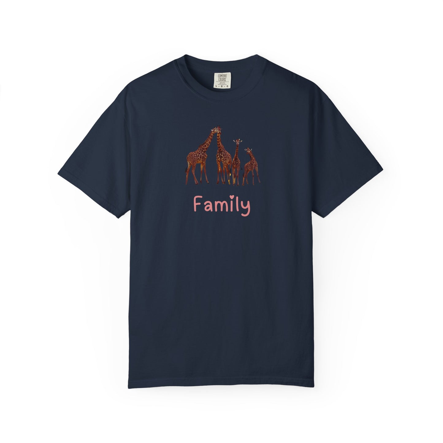 Family Giraffe Unisex T-Shirt - Cute Animal Graphic Tee