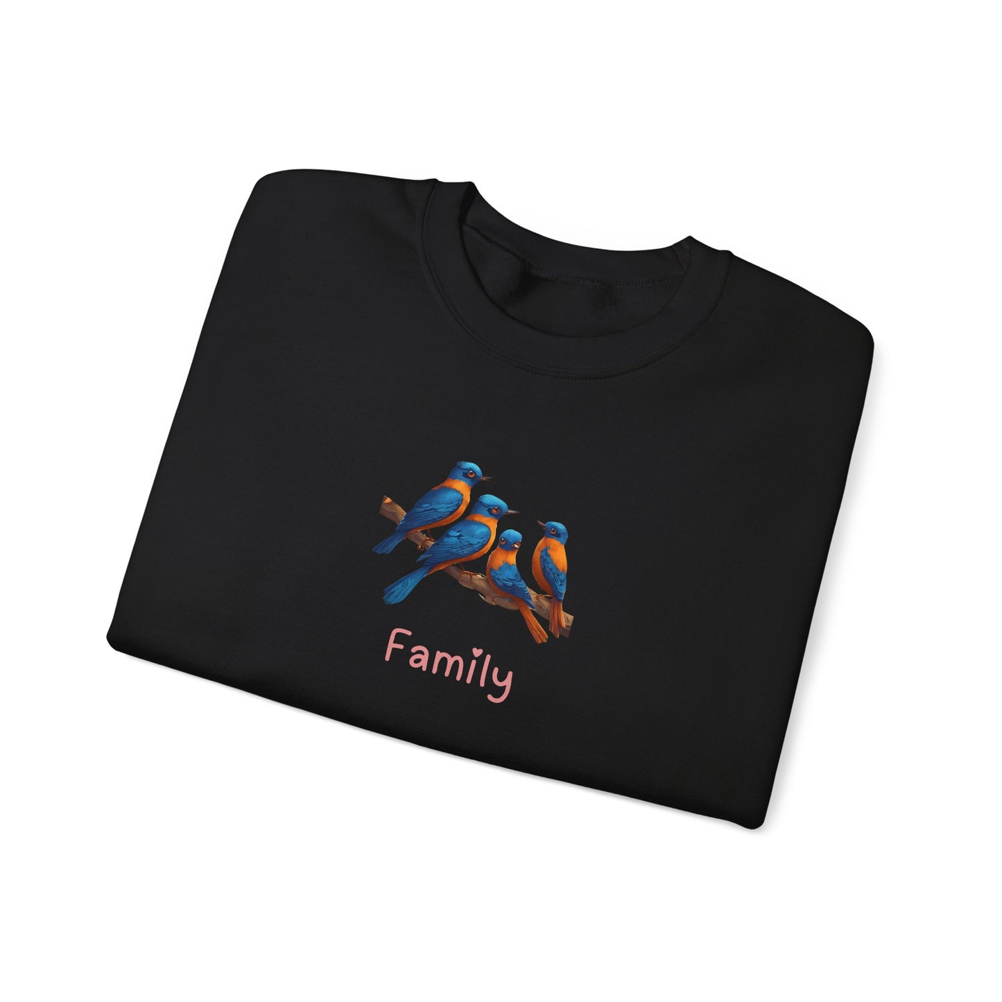 Bird Family Unisex Crewneck Sweatshirt