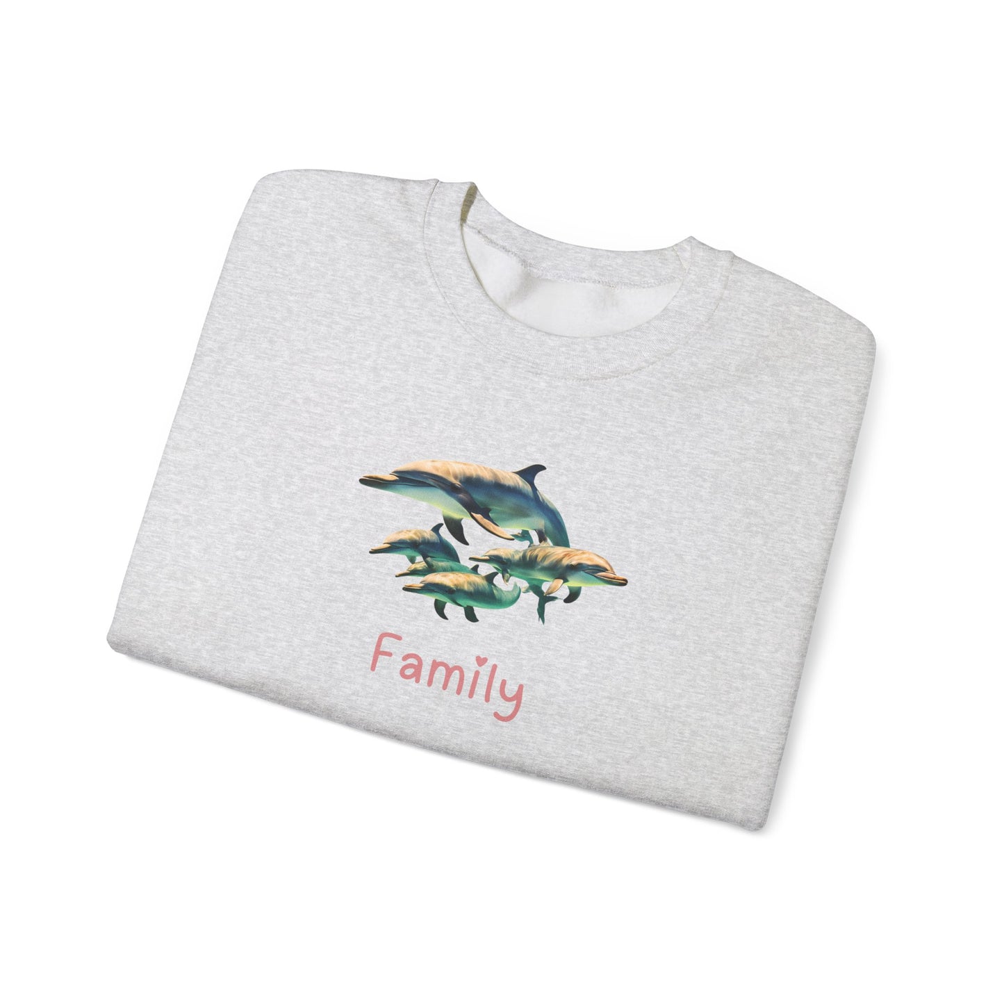 Dolphin Family Unisex Crewneck Sweatshirt