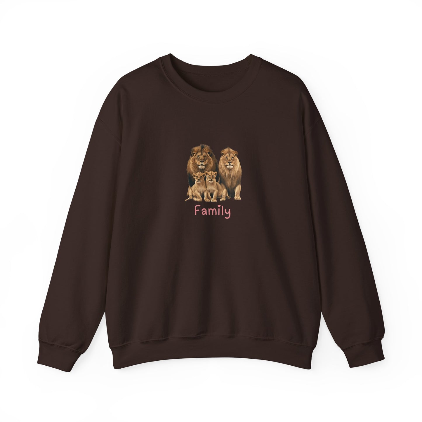 Lion Family Unisex Crewneck Sweatshirt