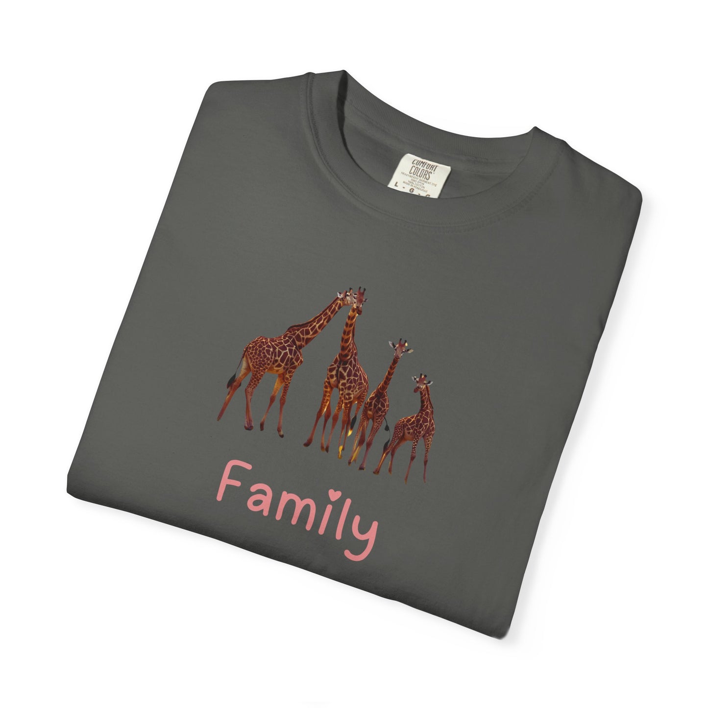 Family Giraffe Unisex T-Shirt - Cute Animal Graphic Tee