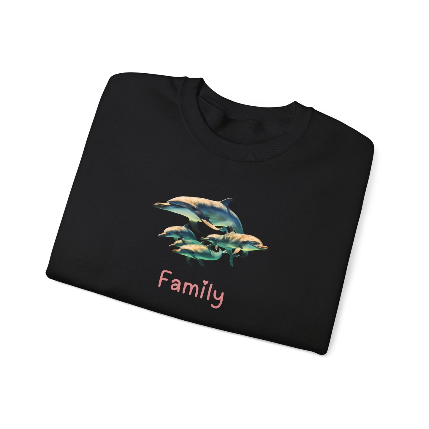 Dolphin Family Unisex Crewneck Sweatshirt