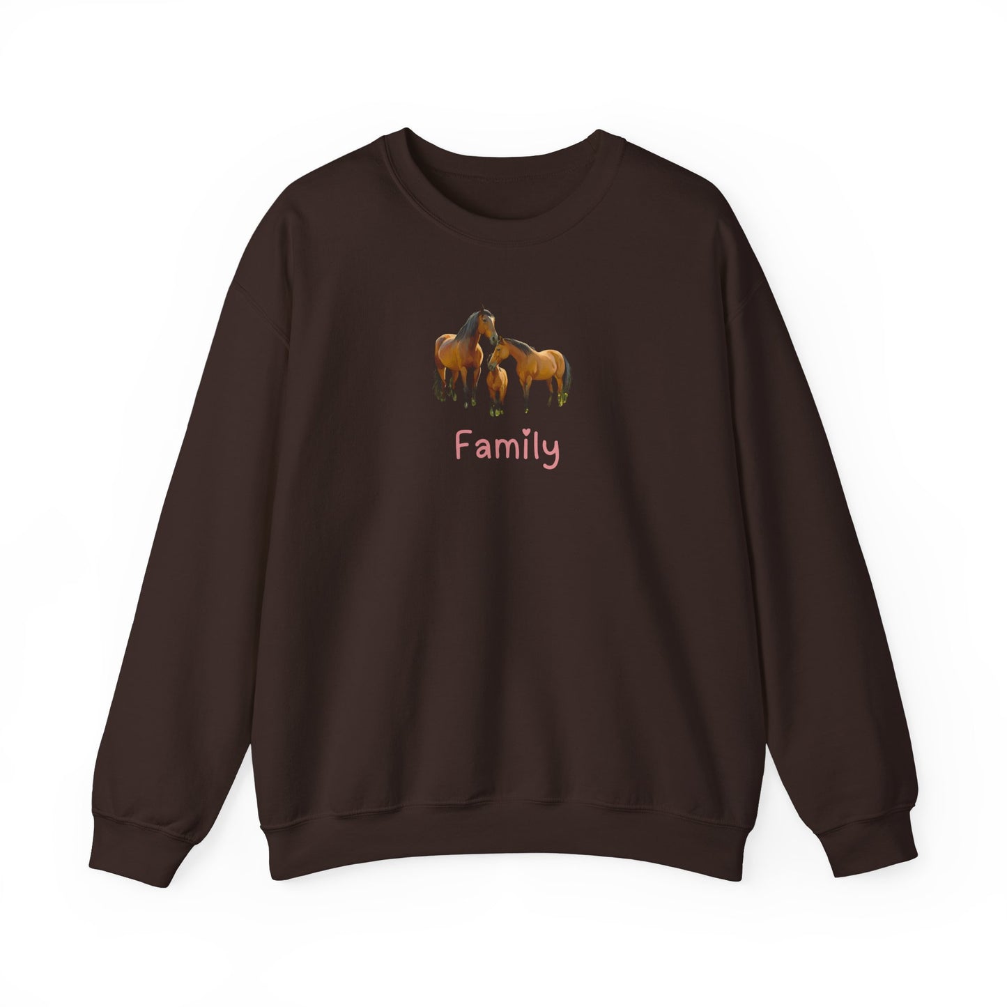 Horse Family Unisex Crewneck Sweatshirt