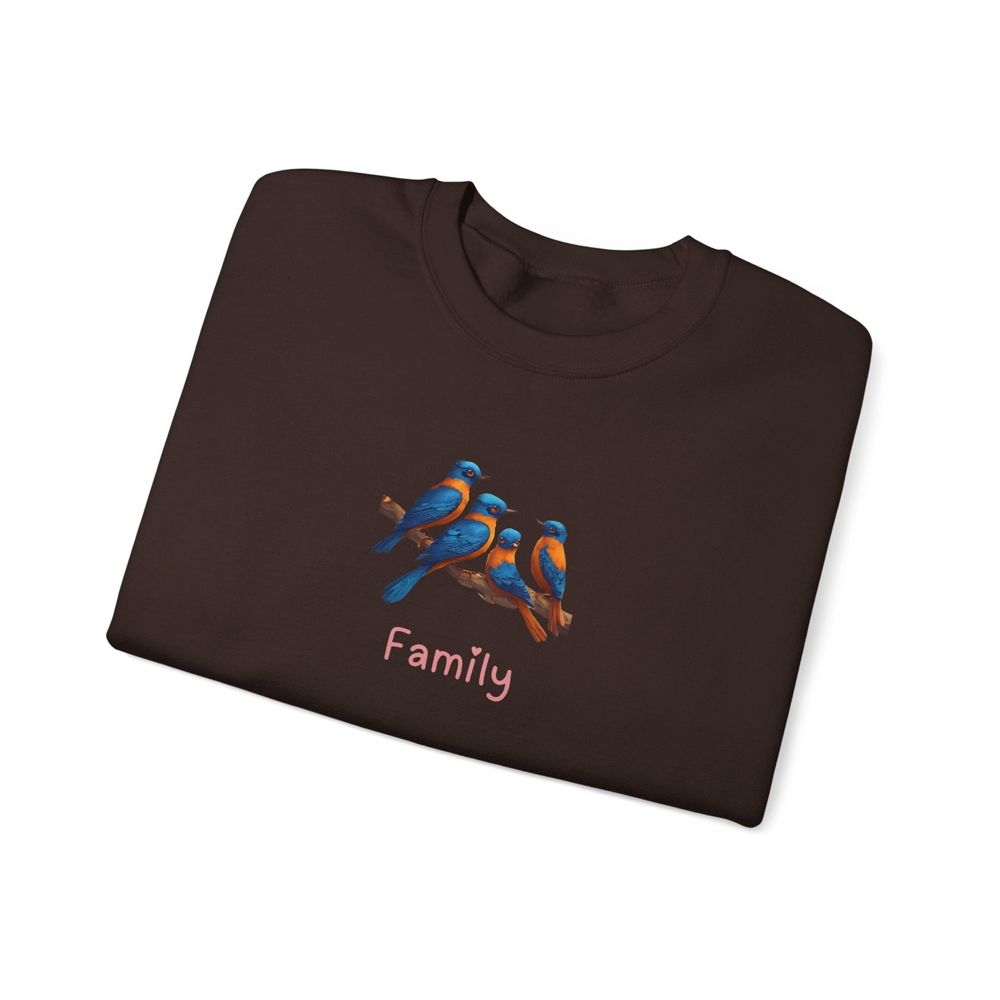 Bird Family Unisex Crewneck Sweatshirt