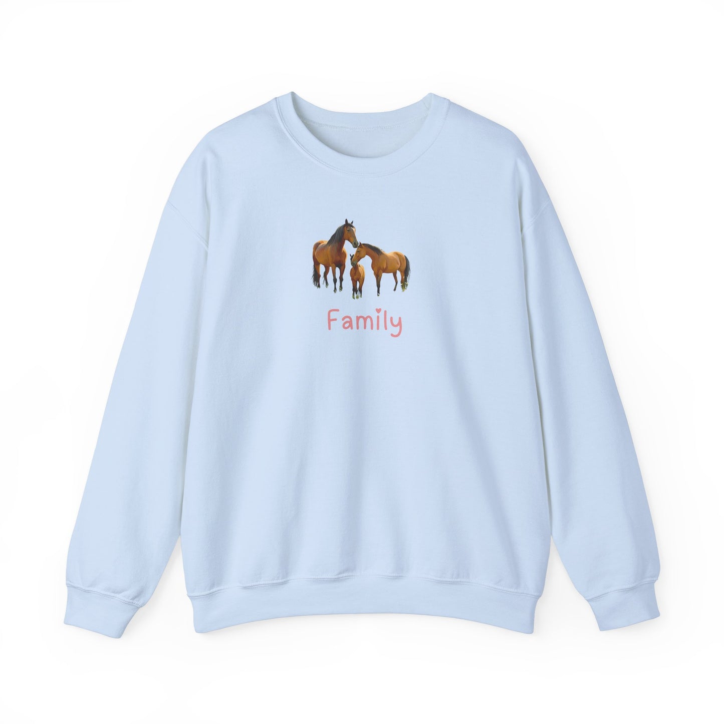 Horse Family Unisex Crewneck Sweatshirt