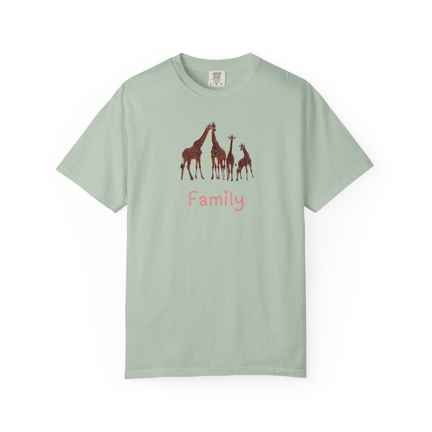 Family Giraffe Unisex T-Shirt - Cute Animal Graphic Tee