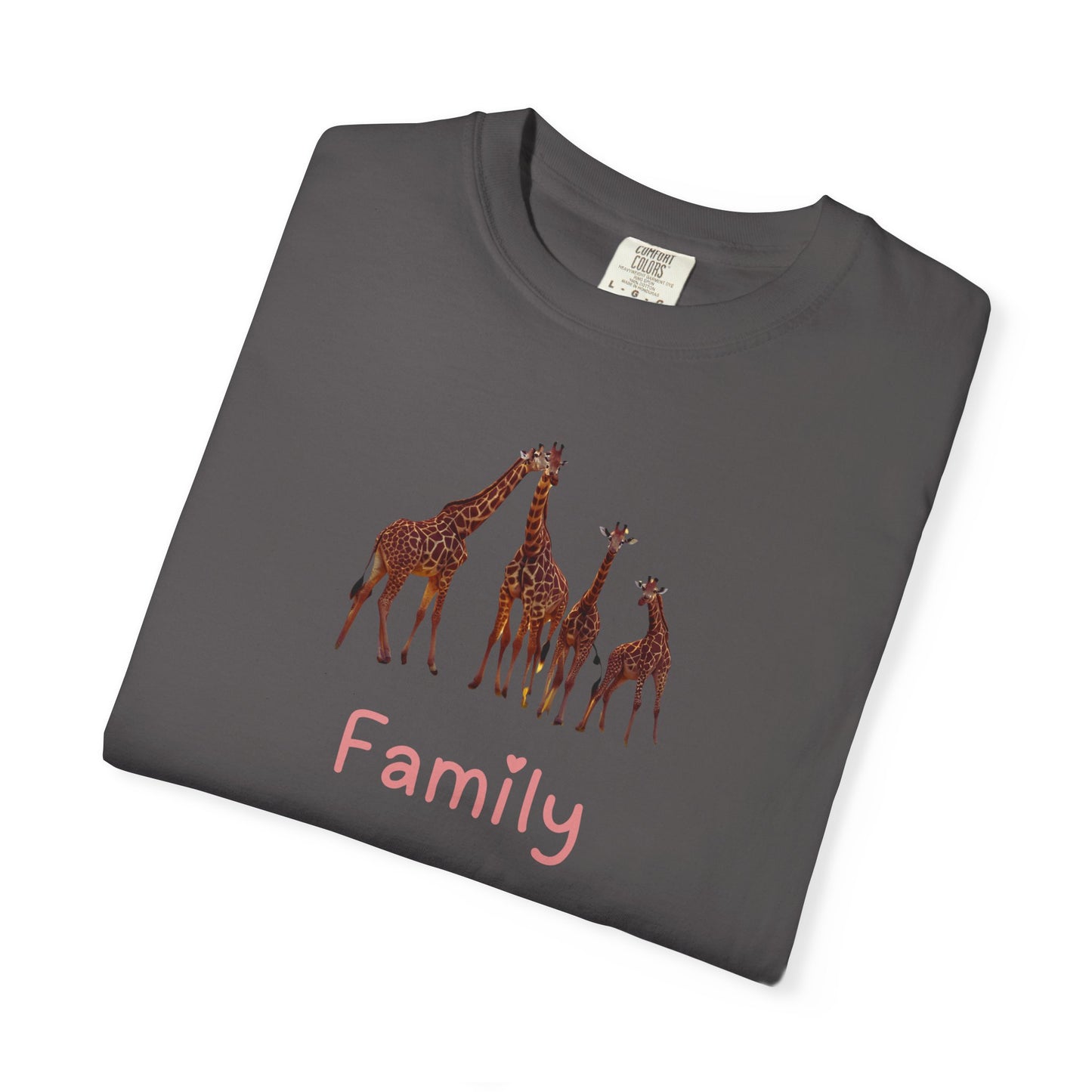 Family Giraffe Unisex T-Shirt - Cute Animal Graphic Tee