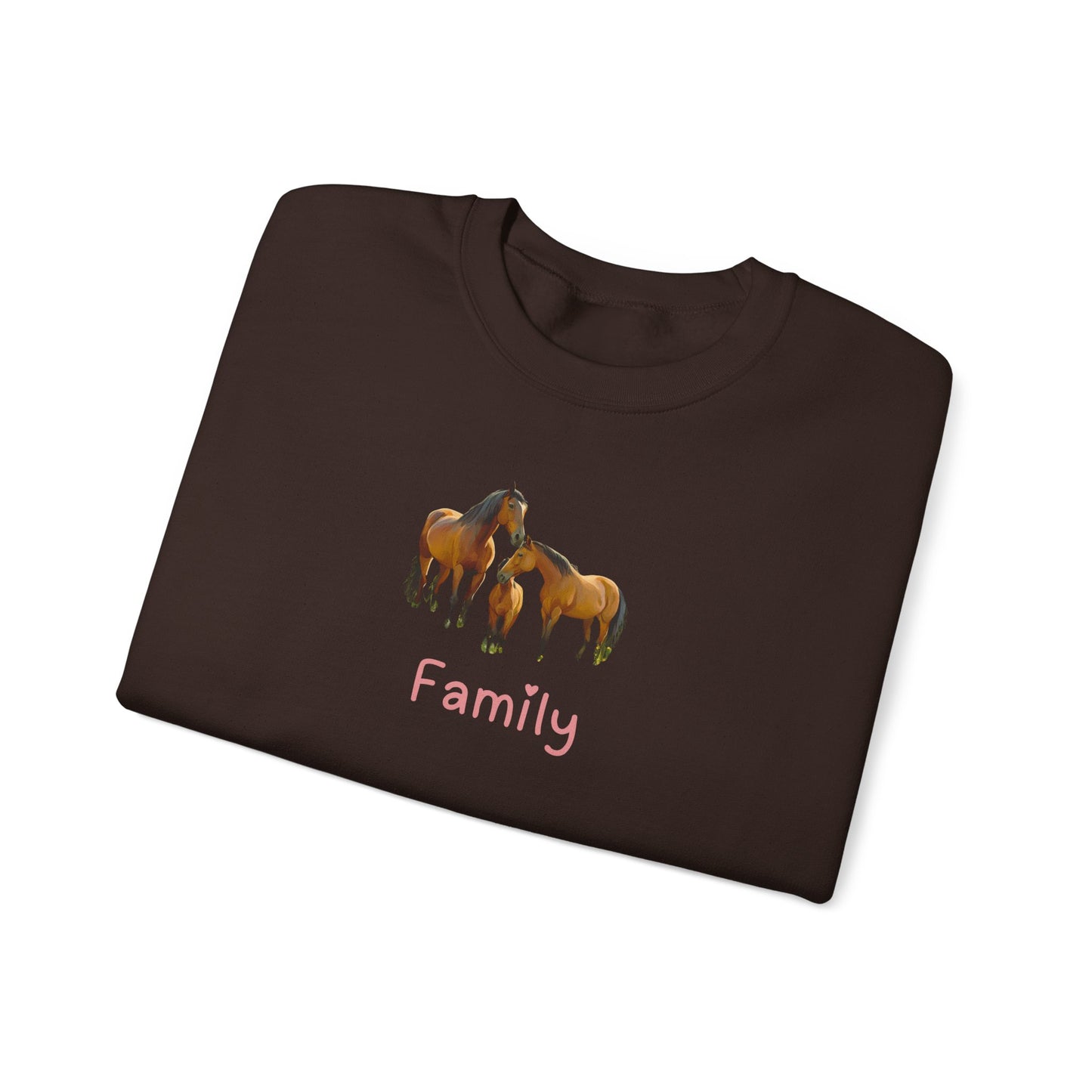Horse Family Unisex Crewneck Sweatshirt