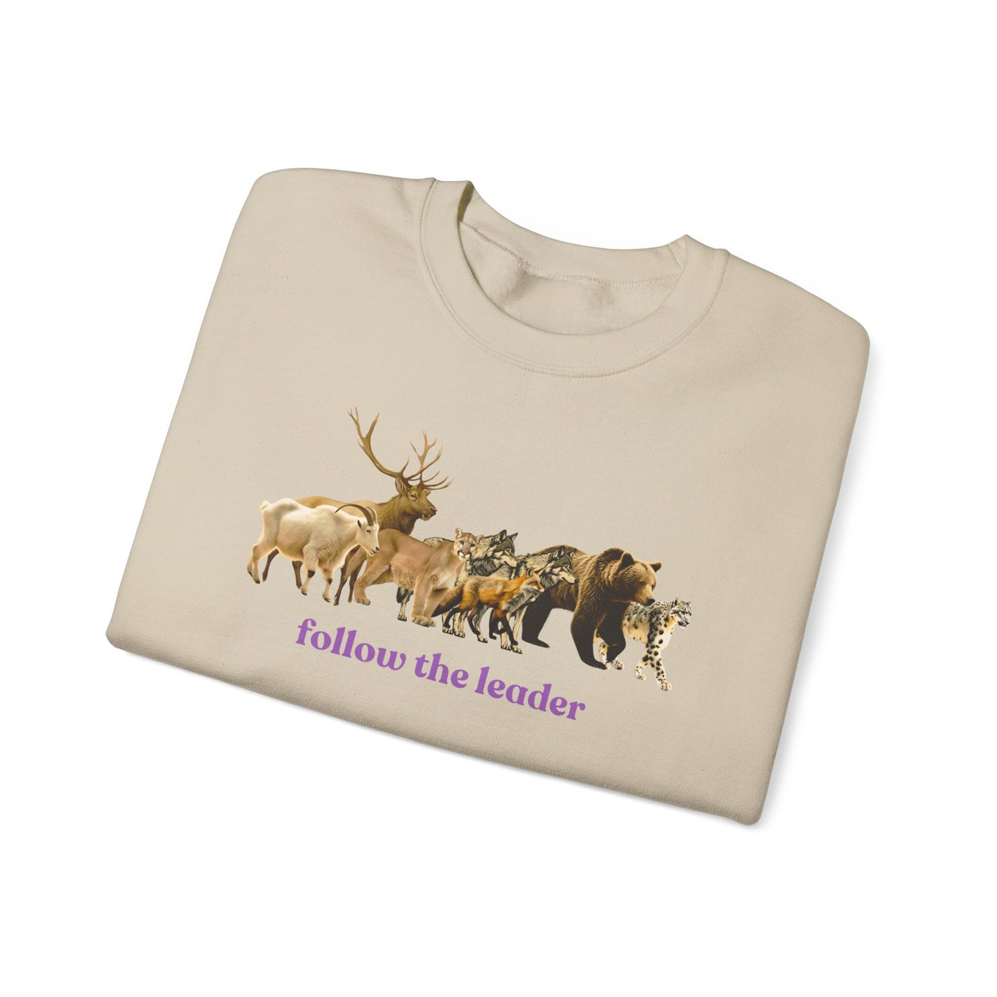 Follow The Leader Unisex Heavy Blend Crewneck Sweatshirt