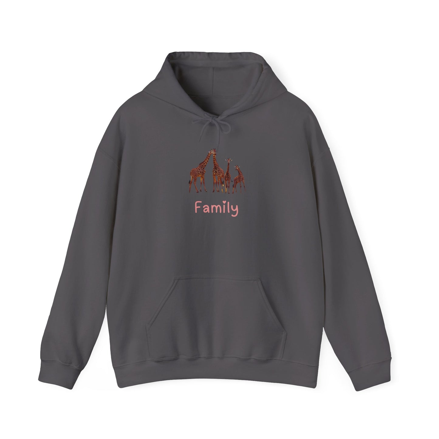 Family Giraffe Unisex Hooded Sweatshirt