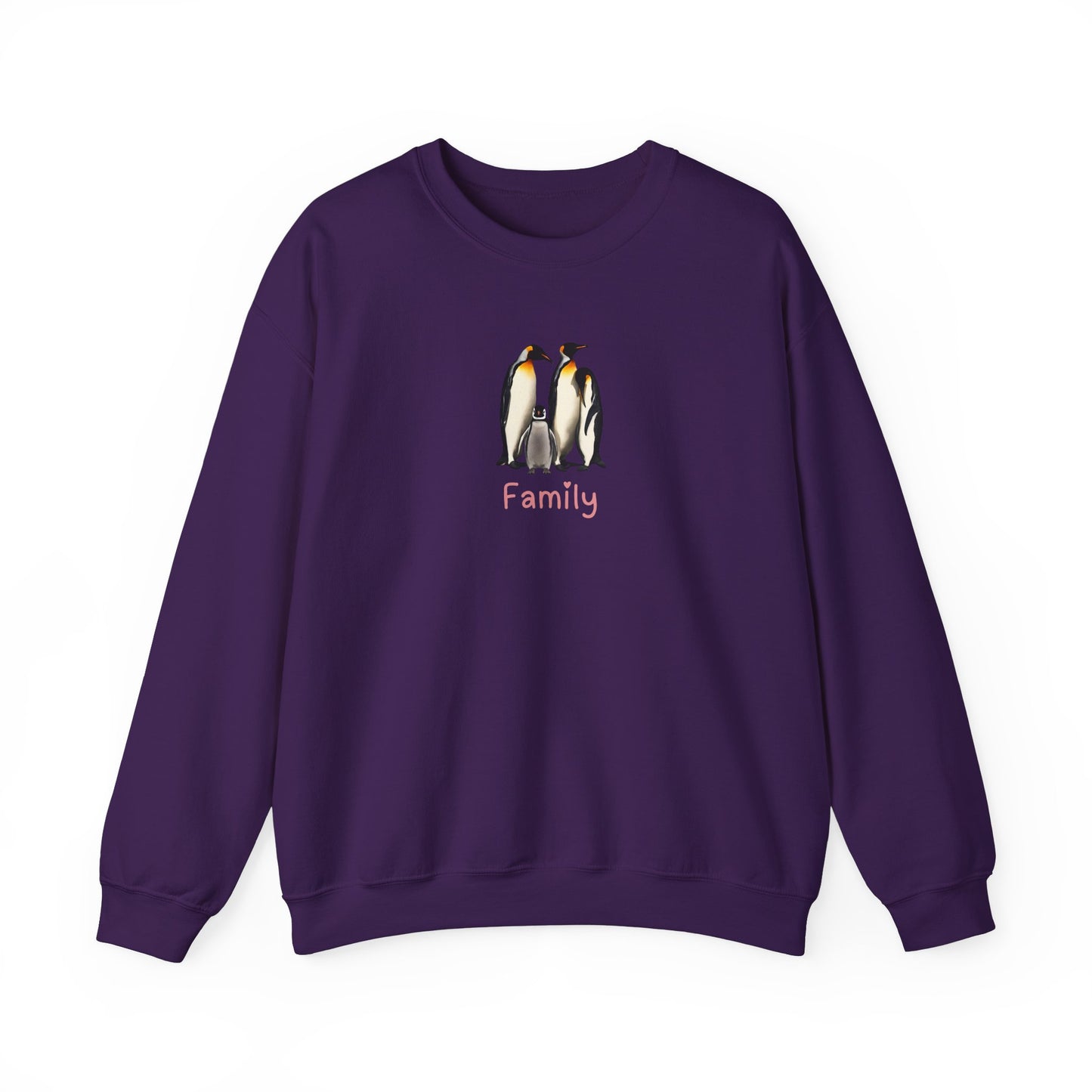Penguin Family Unisex Crewneck Sweatshirt