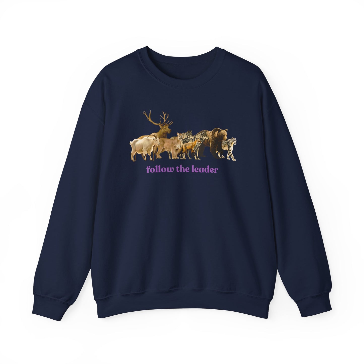 Follow The Leader Unisex Heavy Blend Crewneck Sweatshirt