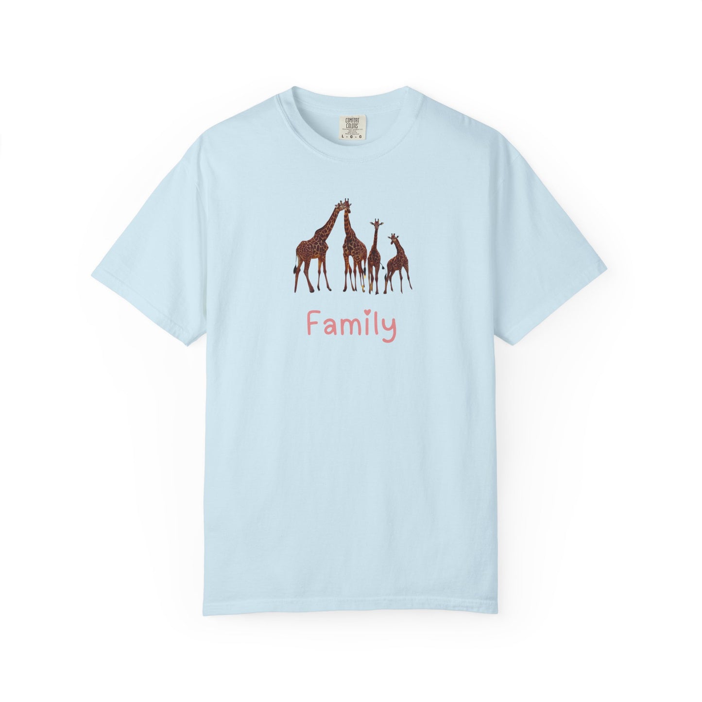 Family Giraffe Unisex T-Shirt - Cute Animal Graphic Tee