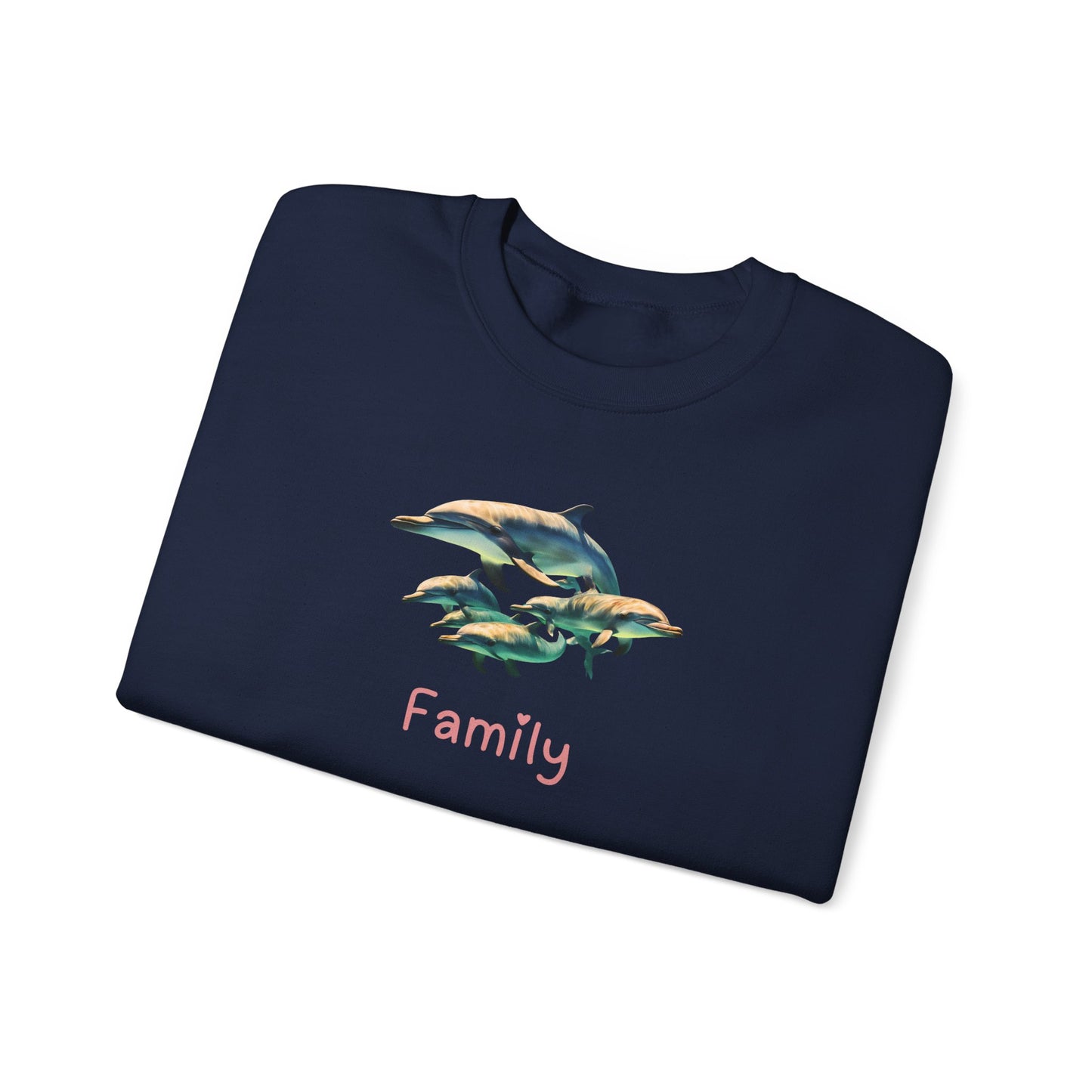 Dolphin Family Unisex Crewneck Sweatshirt