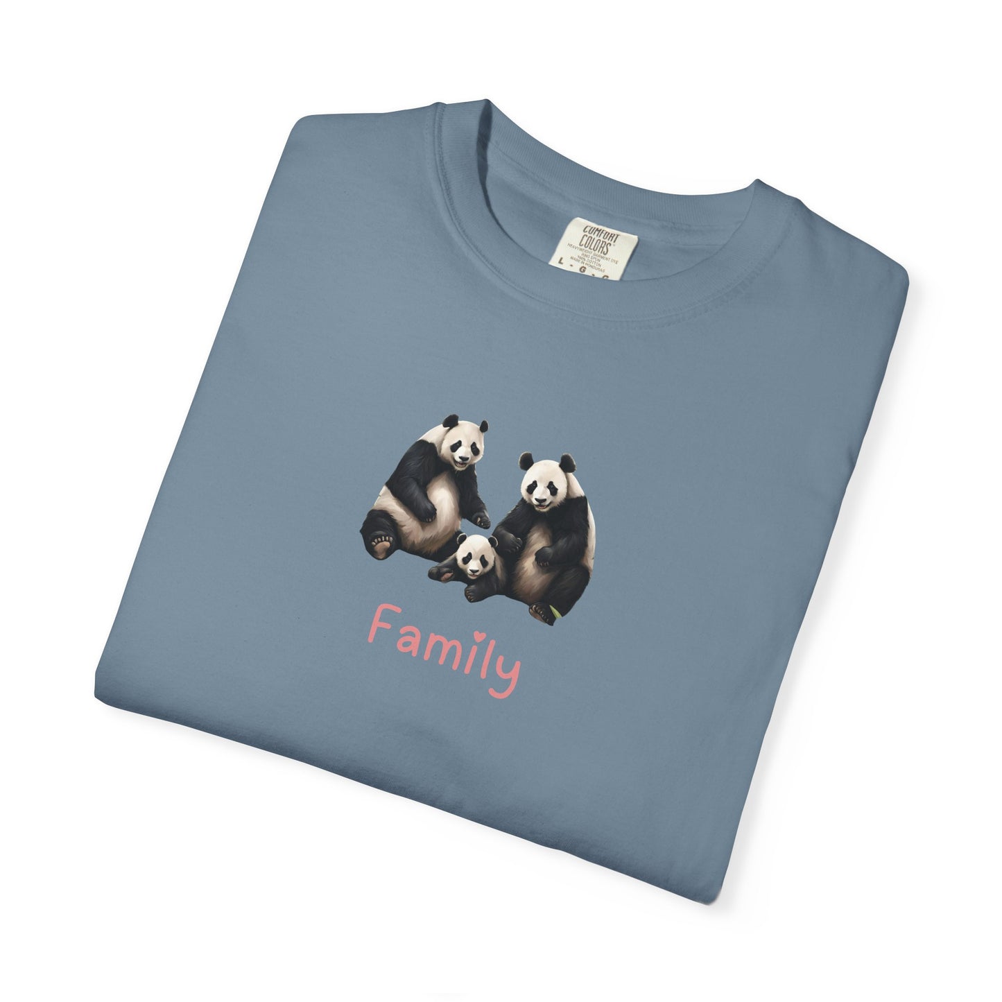 Panda Family Unisex T Shirt