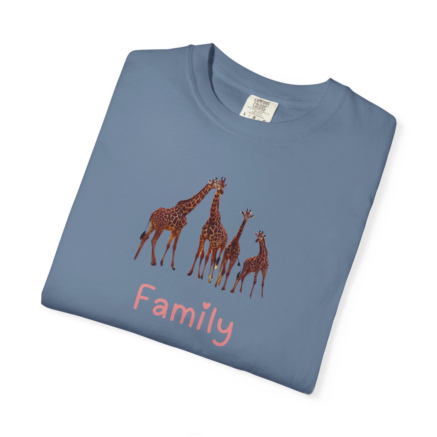 Family Giraffe Unisex T-Shirt - Cute Animal Graphic Tee
