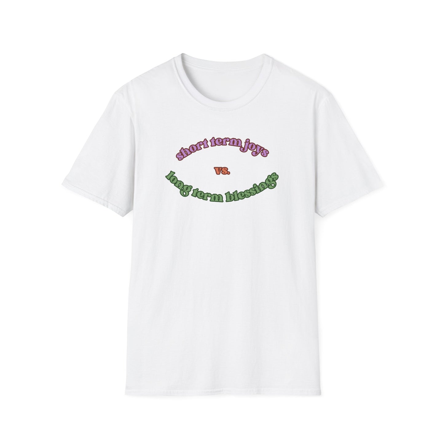 Short Term vs Long Term Unisex Soft T-Shirt