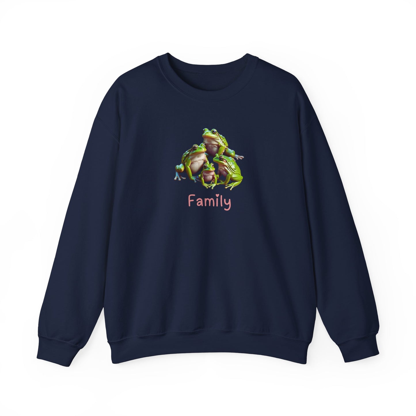 Frog Family Unisex Crewneck Sweatshirt