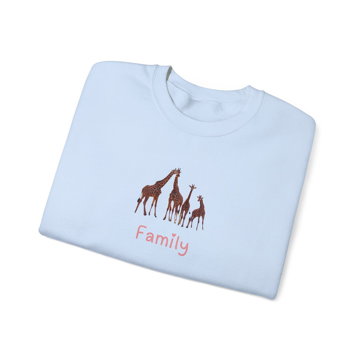 Family Giraffes  Unisex Crewneck Sweatshirt