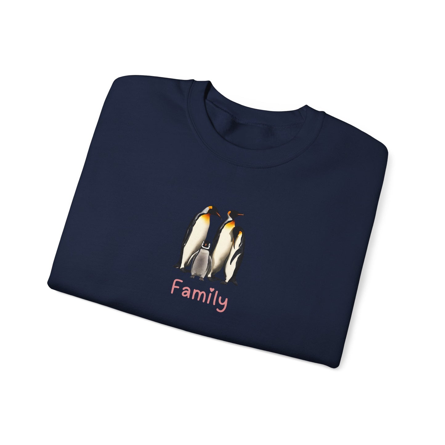 Penguin Family Unisex Crewneck Sweatshirt