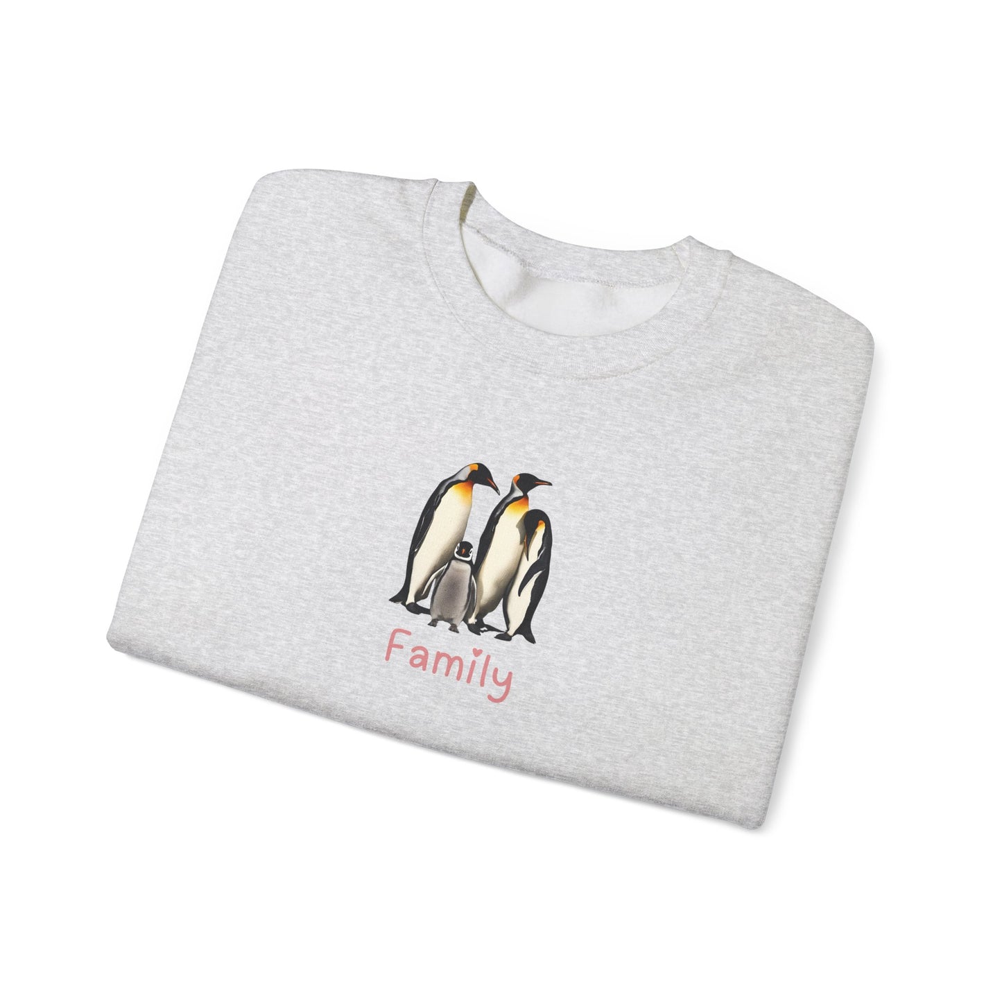 Penguin Family Unisex Crewneck Sweatshirt