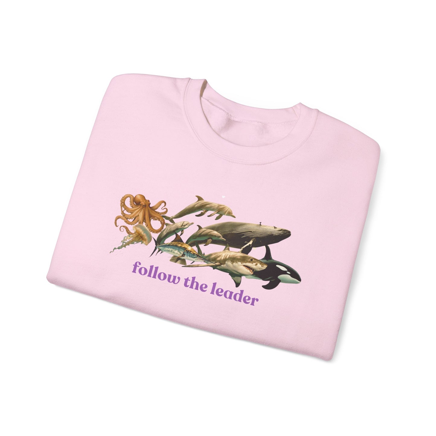 Follow the Leader Unisex Heavy Blend Crewneck Sweatshirt