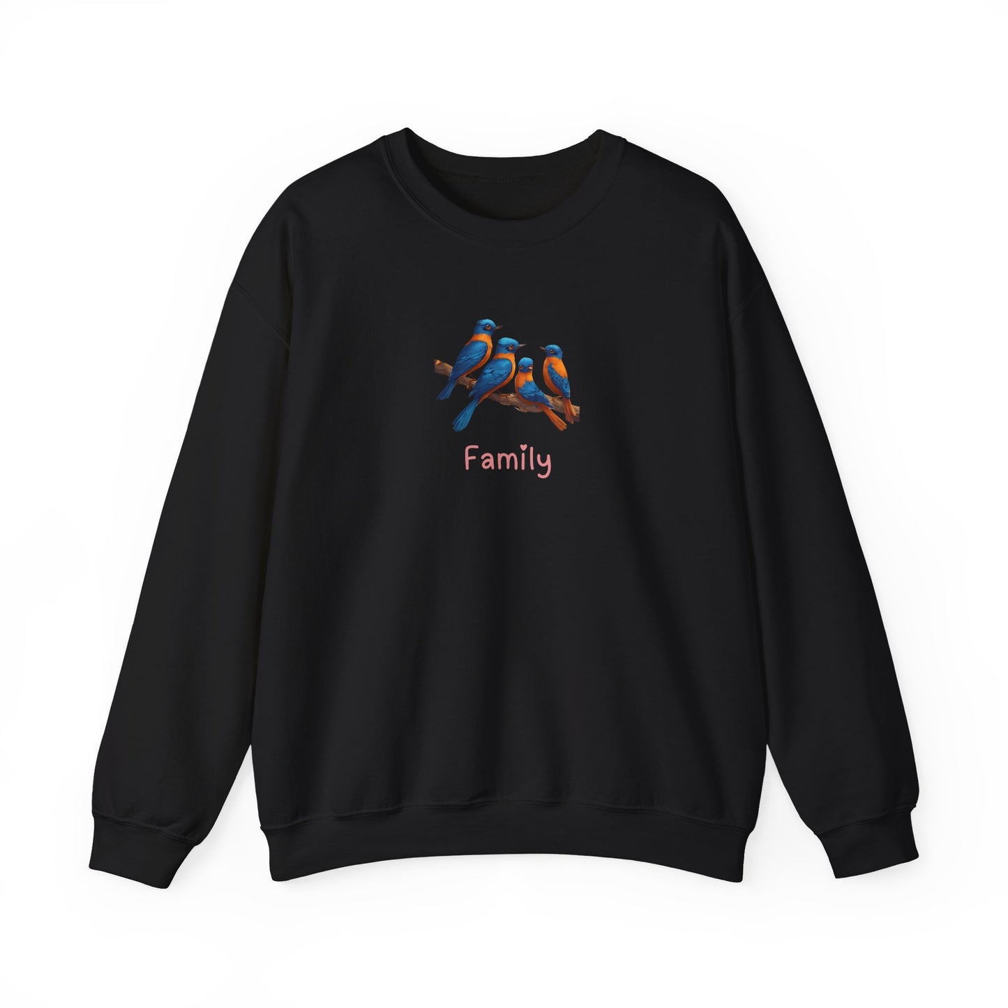 Bird Family Unisex Crewneck Sweatshirt