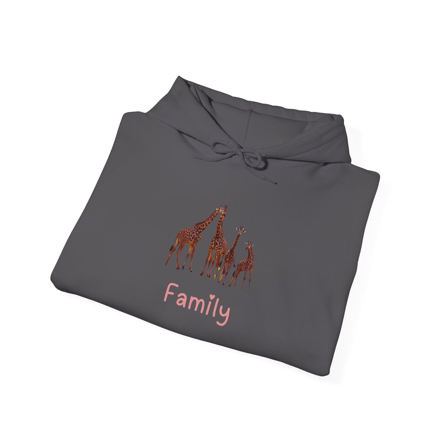 Family Giraffe Unisex Hooded Sweatshirt