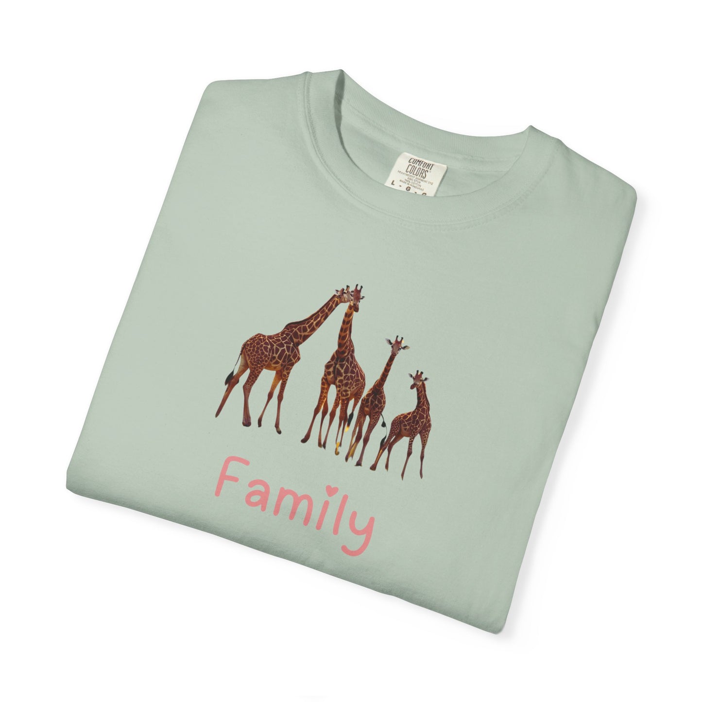 Family Giraffe Unisex T-Shirt - Cute Animal Graphic Tee