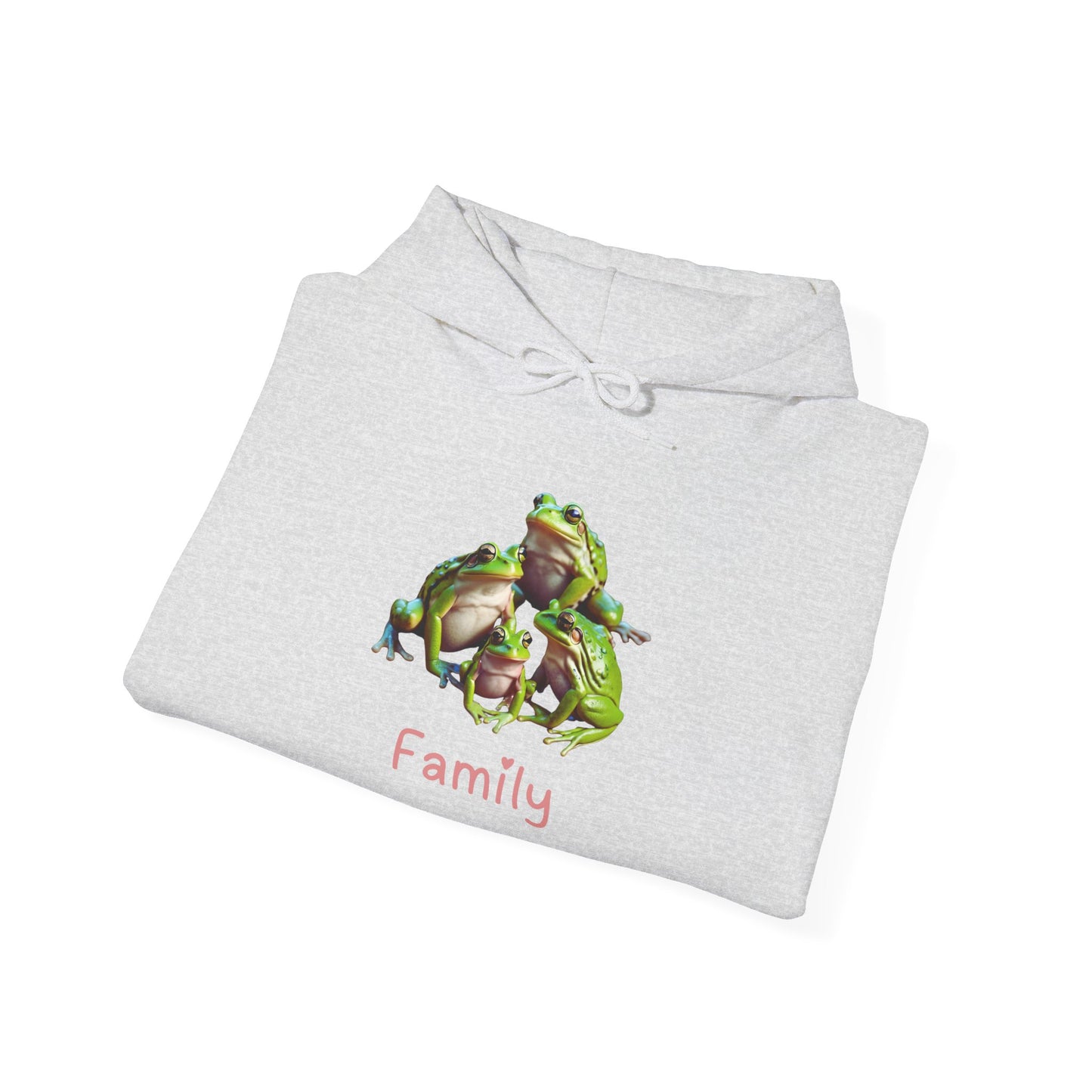 Frog Family Unisex Hooded Sweatshirt