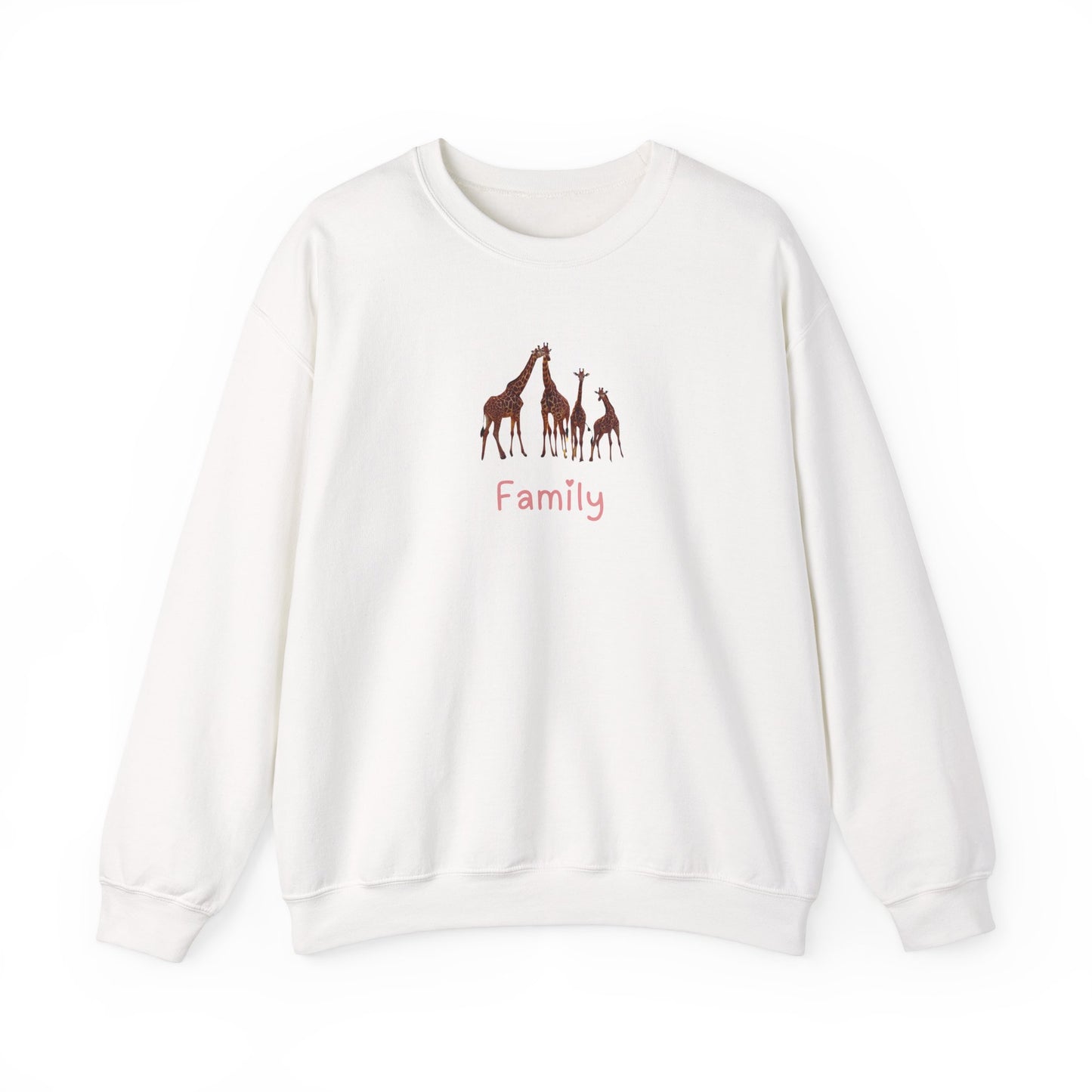 Family Giraffes  Unisex Crewneck Sweatshirt