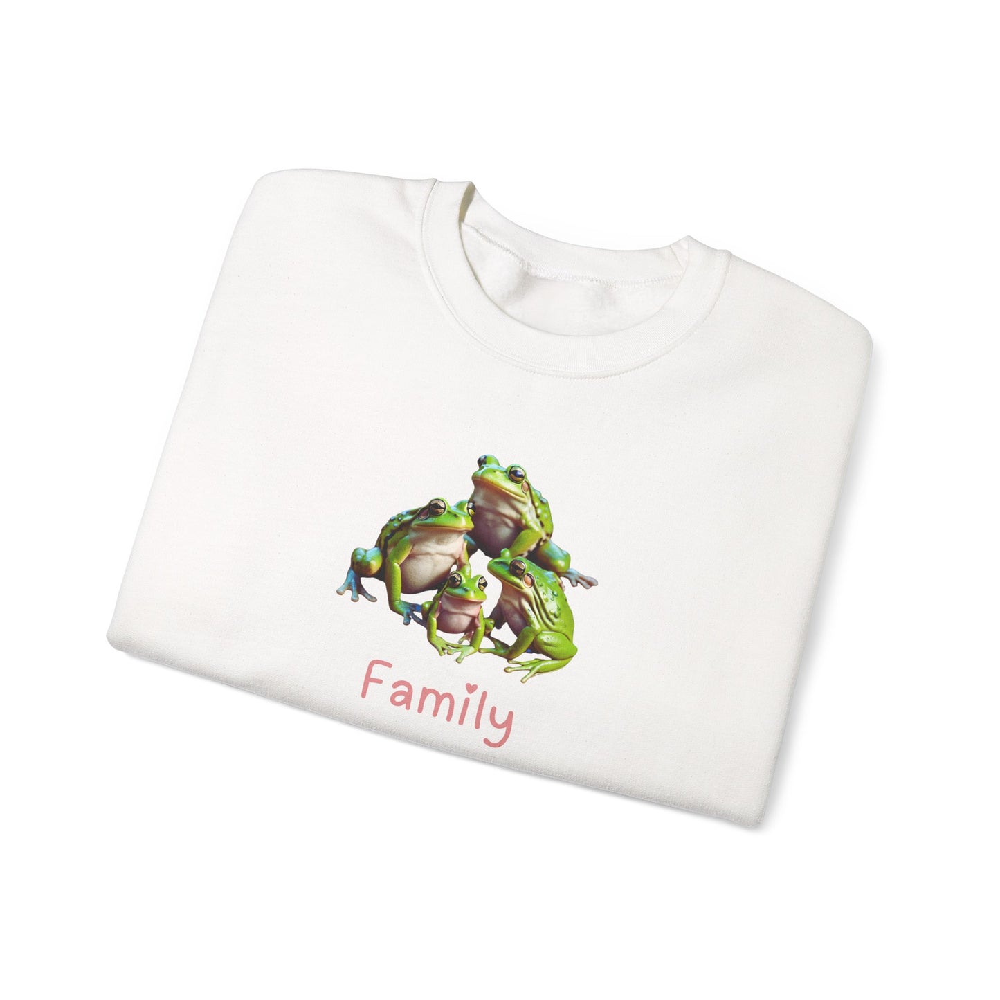 Frog Family Unisex Crewneck Sweatshirt