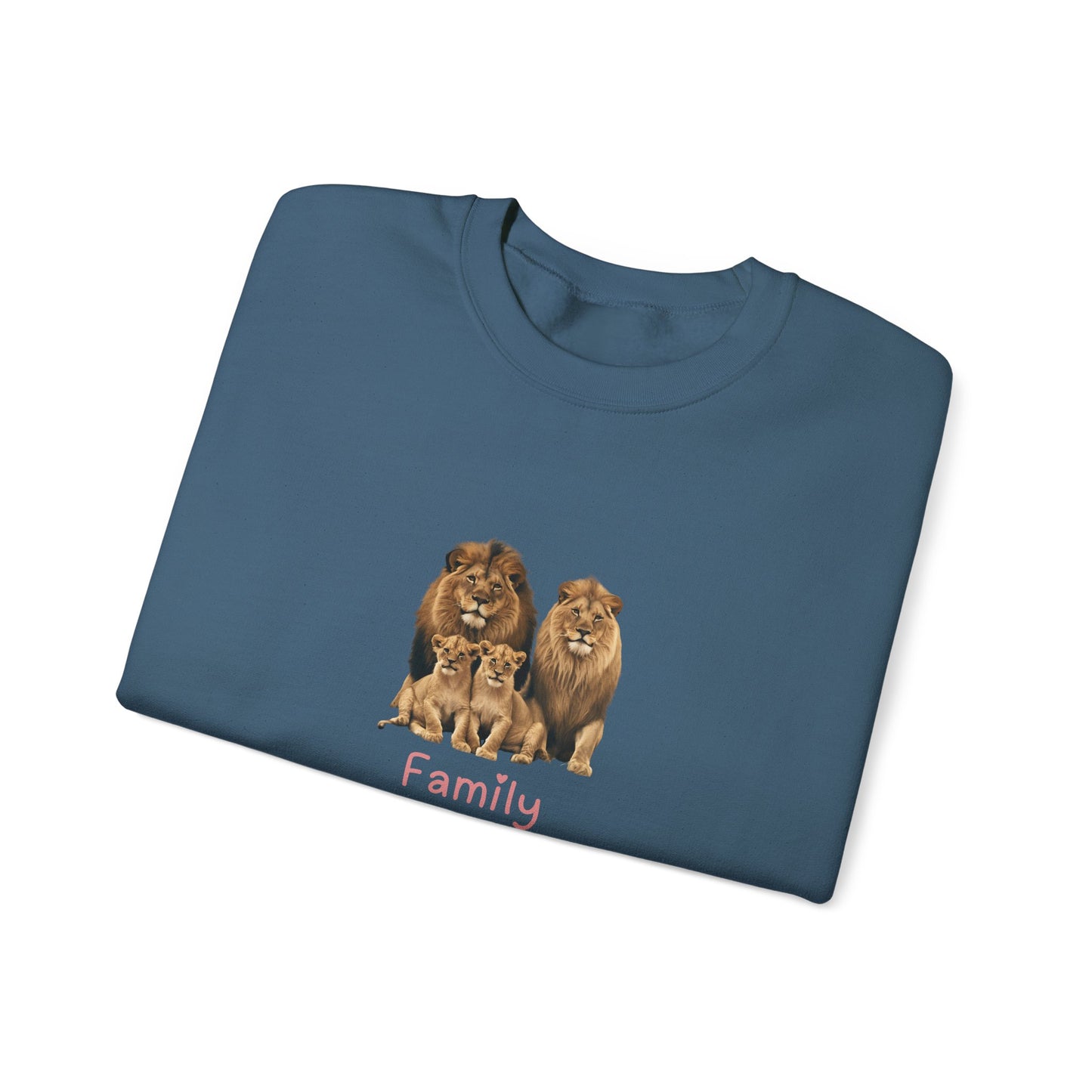 Lion Family Unisex Crewneck Sweatshirt