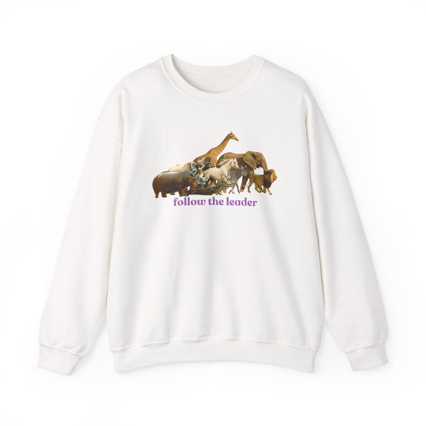 Follow  The Leader Unisex Heavy Blend Crewneck Sweatshirt