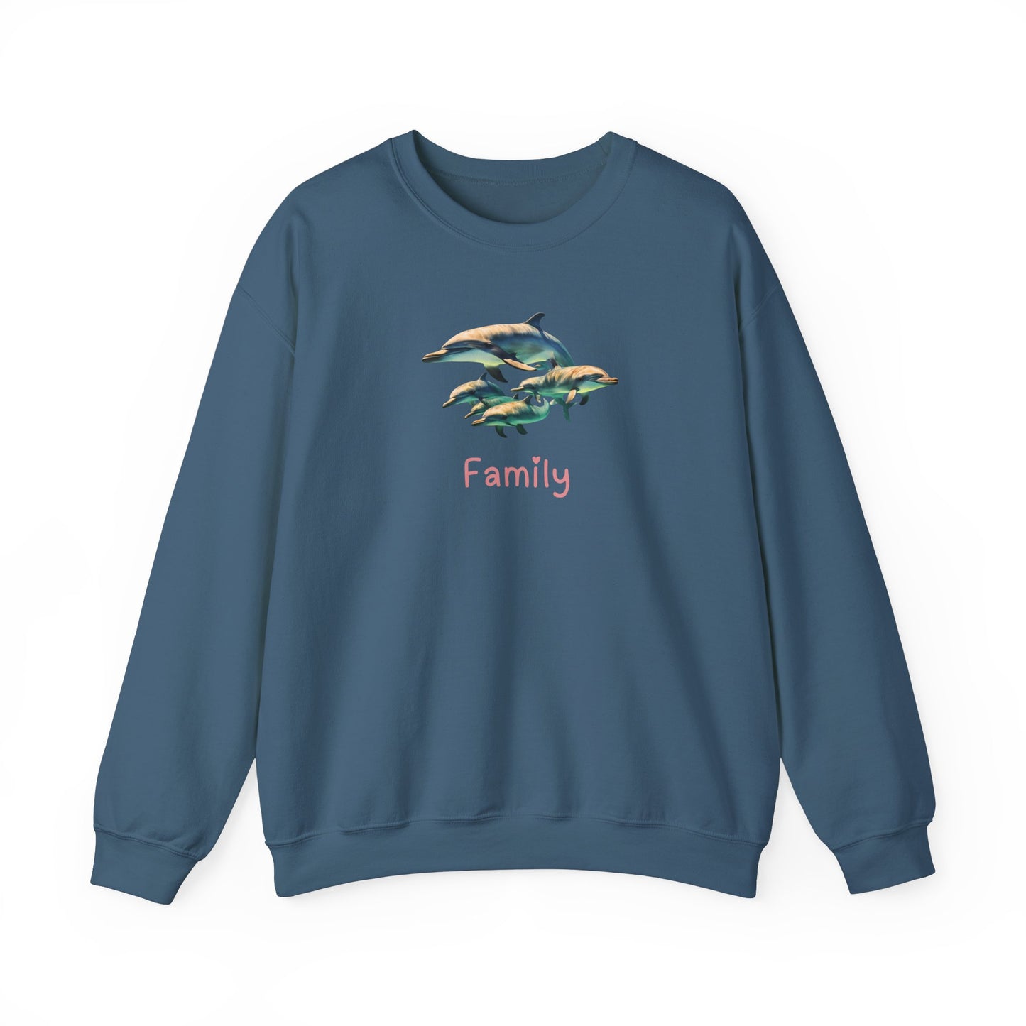 Dolphin Family Unisex Crewneck Sweatshirt