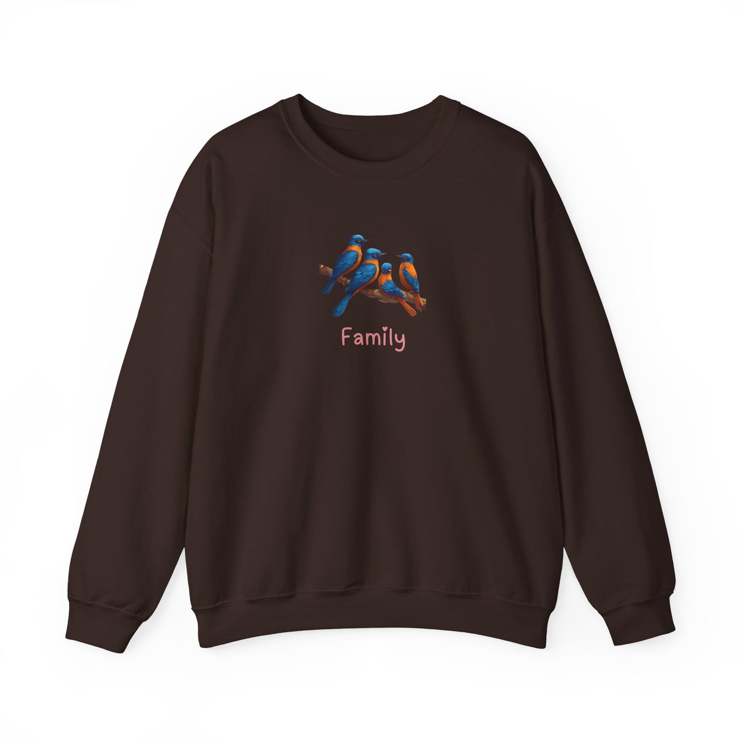 Bird Family Unisex Crewneck Sweatshirt