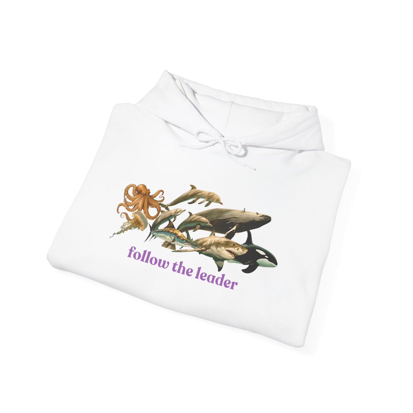 Follow The Leader Unisex Heavy Blend Hooded Sweatshirt