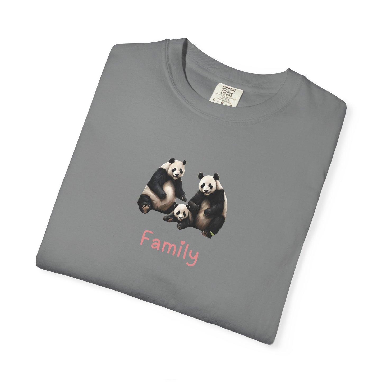 Panda Family Unisex T Shirt