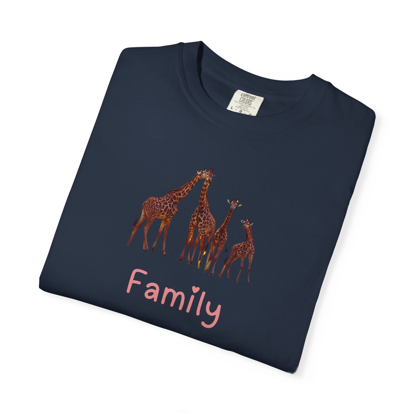 Family Giraffe Unisex T-Shirt - Cute Animal Graphic Tee